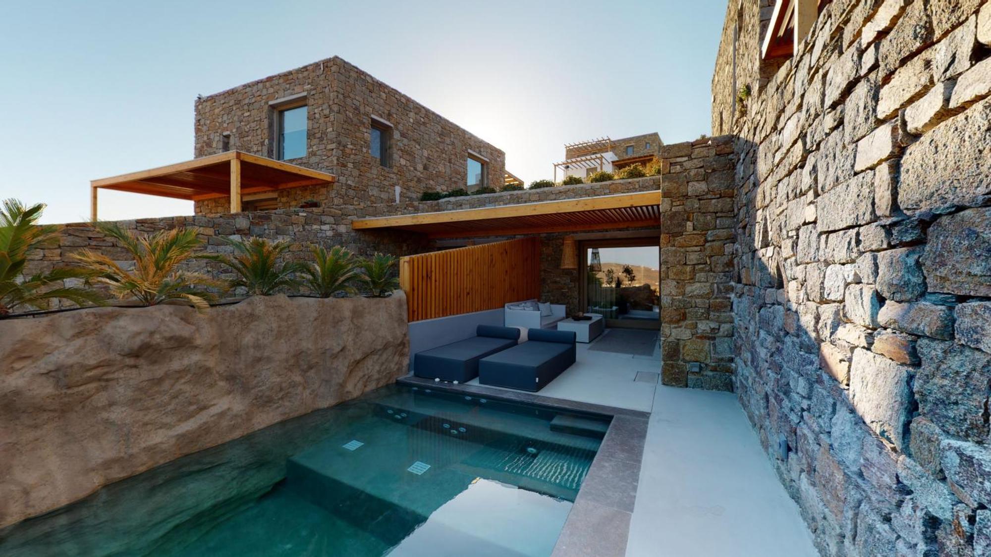 Nasta Suites & Villas Intentional Living Mykonos Panormos  エクステリア 写真